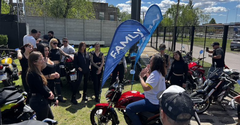 Emoción por la primera 'rodada' lifan femenina: las moto girls conquistan las rutas de buenos aires
