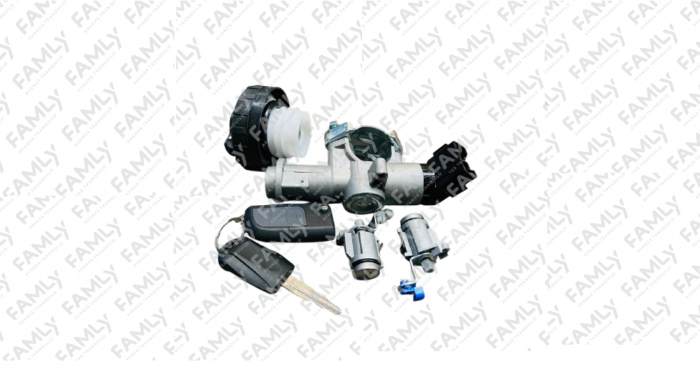 Repuestos Famly - X3 SC BOX            - KIT DE CERRADURA CON LLAVES CIEGA