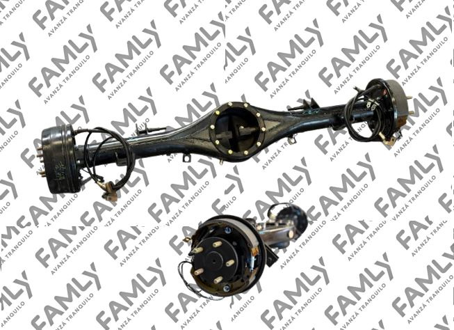 Repuestos Famly - X3 DC                - EJE TRAS. C/ CABLE Y FRENO ESTACIONAMIENTO DC 1.5