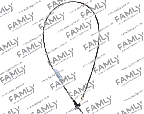 Repuestos Famly - X3 SC REF            - CABLE DE BLOQUEO DE CAPOT (1.5 Y 1.6)
