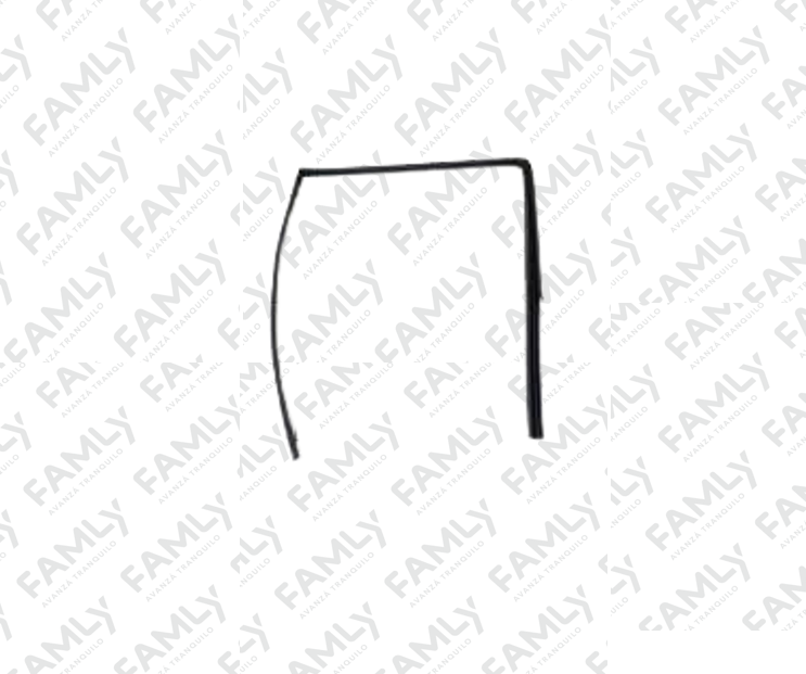 Repuestos Famly - X50                  - BURLETE DE VENTANILLA DEL IZQUIERDA